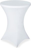 Pokrowiec stolika koktajlowego 80 cm biały Pokrowiec stolika koktajlowego 80 cm biały