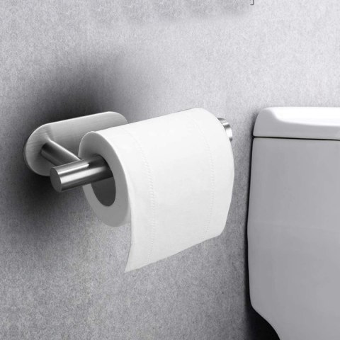 Uchwyt na papier toaletowy DERES srebrny Uchwyt na papier toaletowy DERES srebrny