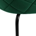 Krzesło aksamitne FARGO Velvet Ciemnozielone Krzesło aksamitne FARGO Velvet Ciemnozielone