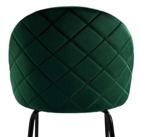 Krzesło aksamitne FARGO Velvet Ciemnozielone Krzesło aksamitne FARGO Velvet Ciemnozielone