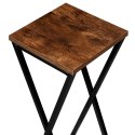 Kwietnik loftowy KONEL RUSTIC czarny postarzany dąb 62 cm Kwietnik loftowy KONEL RUSTIC czarny postarzany dąb 62 cm