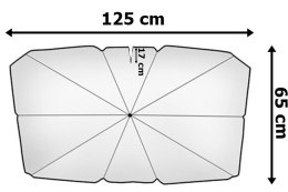 Osłona przeciwsłoneczna parasol UV HELIOS do auta