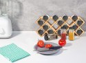 Stojak bambusowy na przyprawy KOCHEN 18 słoików naklejki Stojak bambusowy na przyprawy KOCHEN 18 słoików naklejki