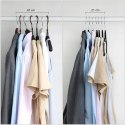 Wieszak welurowy Maxi komplet 60 sztuk czarny Wieszak welurowy Maxi komplet 60 sztuk czarny