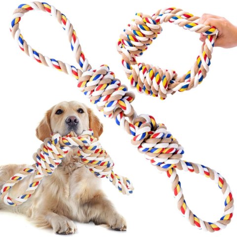 Zabawka szarpak z supłami dla psa WALLY 60 cm Zabawka szarpak z supłami dla psa WALLY 60 cm