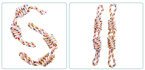Zabawka szarpak z supłami dla psa WALLY 60 cm Zabawka szarpak z supłami dla psa WALLY 60 cm