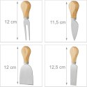 Deska bambusowa do serów WARNA z nożami 22 cm Deska bambusowa do serów WARNA z nożami 22 cm