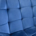 Krzesło NORMAN niebieskie velvet Krzesło NORMAN niebieskie velvet