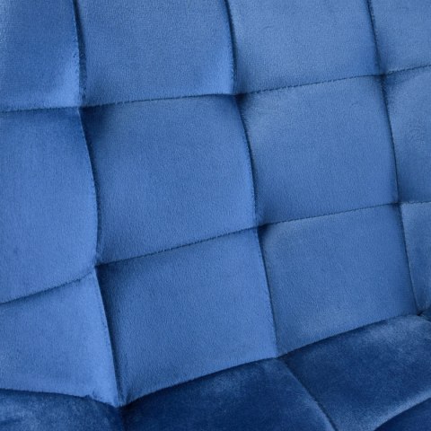 Krzesło NORMAN niebieskie velvet Krzesło NORMAN niebieskie velvet