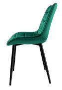 Krzesło NORMAN zielone velvet Krzesło NORMAN zielone velvet