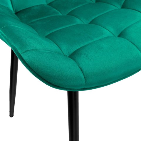 Krzesło NORMAN zielone velvet Krzesło NORMAN zielone velvet