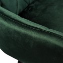 Krzesło aksamitne ATLANTA Velvet Ciemnozielone Krzesło aksamitne ATLANTA Velvet Ciemnozielone