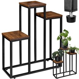Kwietnik metalowy loft AGRAS RUSTIC stojak na kwiaty