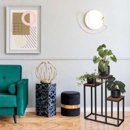 Kwietnik metalowy loft AGRAS RUSTIC stojak na kwiaty