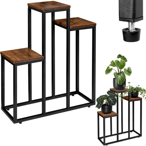 Kwietnik metalowy loft AGRAS RUSTIC stojak na kwiaty Kwietnik metalowy loft AGRAS RUSTIC stojak na kwiaty