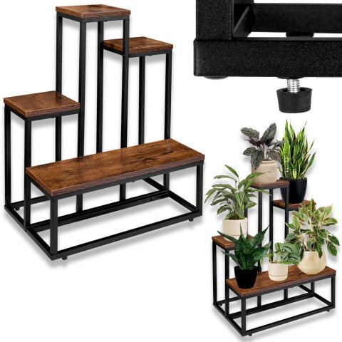 Kwietnik metalowy loft ANTIRES RUSTIC stojak na kwiaty Kwietnik metalowy loft ANTIRES RUSTIC stojak na kwiaty