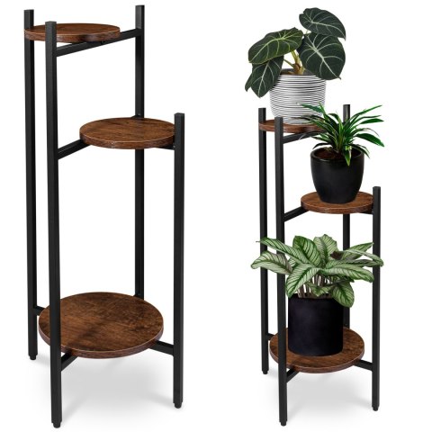 Kwietnik metalowy loft TRETORRI RUSTIC stojak na kwiaty Kwietnik metalowy loft TRETORRI RUSTIC stojak na kwiaty