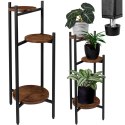 Kwietnik metalowy loft TRETORRI RUSTIC stojak na kwiaty Kwietnik metalowy loft TRETORRI RUSTIC stojak na kwiaty