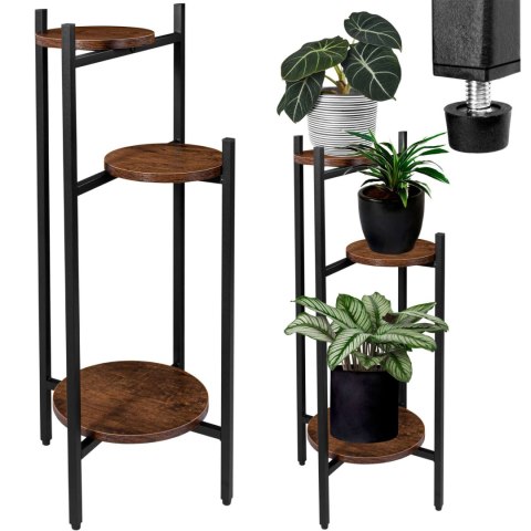 Kwietnik metalowy loft TRETORRI RUSTIC stojak na kwiaty Kwietnik metalowy loft TRETORRI RUSTIC stojak na kwiaty