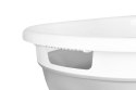 Miska składana owalna AIDA biało-szara 25L COMPACT Miska składana owalna AIDA biało-szara 25L COMPACT