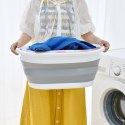 Miska składana owalna AIDA biało-szara 25L COMPACT Miska składana owalna AIDA biało-szara 25L COMPACT