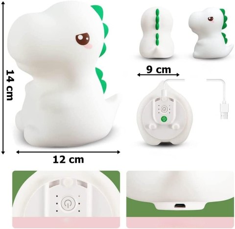 Nocna lampka led DINOZAUR Nocna lampka led DINOZAUR