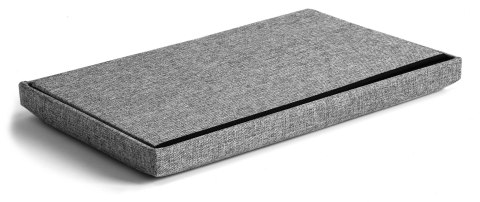 Pufa składana materiałowa DIEGO szary rozmiar XL Pufa składana materiałowa DIEGO szary rozmiar XL
