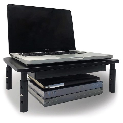 Regulowana podstawka NANKIN pod monitor laptop czarna Regulowana podstawka NANKIN pod monitor laptop czarna