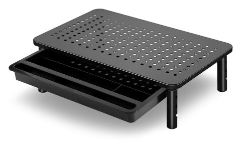 Regulowana podstawka NANKIN pod monitor laptop czarna Regulowana podstawka NANKIN pod monitor laptop czarna