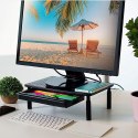 Regulowana podstawka NANKIN pod monitor laptop czarna Regulowana podstawka NANKIN pod monitor laptop czarna