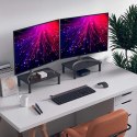 Regulowana podstawka NANKIN pod monitor laptop czarna Regulowana podstawka NANKIN pod monitor laptop czarna