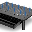 Regulowana podstawka NANKIN pod monitor laptop czarna Regulowana podstawka NANKIN pod monitor laptop czarna