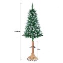 Choinka sztuczna na pniu NOELA sosna 180 cm stojak Choinka sztuczna na pniu NOELA sosna 180 cm stojak