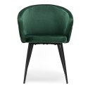 Krzesło HAMPTON VELVET ciemnozielone Krzesło HAMPTON VELVET ciemnozielone