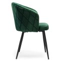 Krzesło HAMPTON VELVET ciemnozielone Krzesło HAMPTON VELVET ciemnozielone