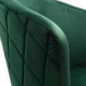Krzesło HAMPTON VELVET ciemnozielone Krzesło HAMPTON VELVET ciemnozielone