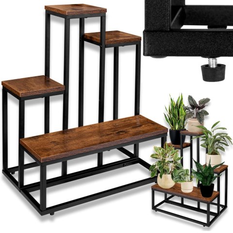 Kwietnik metalowy loft ANTIRES RUSTIC stojak na kwiaty Kwietnik metalowy loft ANTIRES RUSTIC stojak na kwiaty