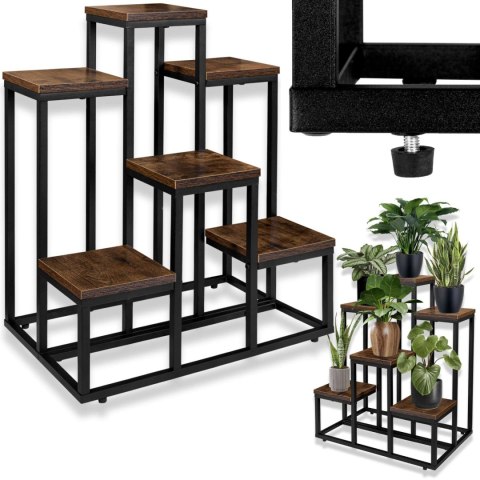 Kwietnik metalowy loft BELGAR RUSTIC stojak na kwiaty Kwietnik metalowy loft BELGAR RUSTIC stojak na kwiaty