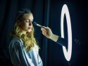 Lampa pierścieniowa RIVONI LED RGB statyw uchwyt do selfie Lampa pierścieniowa RIVONI LED RGB statyw uchwyt do selfie