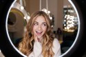 Lampa pierścieniowa RIVONI LED RGB statyw uchwyt do selfie Lampa pierścieniowa RIVONI LED RGB statyw uchwyt do selfie