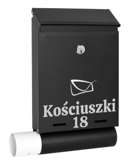 Skrzynka na listy HADVAR z napisem