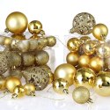 Zestaw bombek choinkowych REGALO ZŁOTY 100 sztuk Zestaw bombek choinkowych REGALO ZŁOTY 100 sztuk