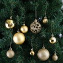 Zestaw bombek choinkowych REGALO ZŁOTY 100 sztuk Zestaw bombek choinkowych REGALO ZŁOTY 100 sztuk
