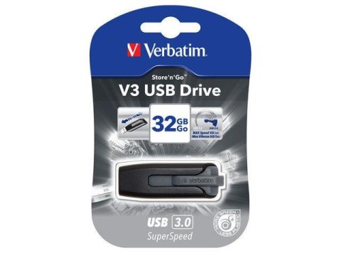 Pendrive Verbatim 32GB V3 USB 3.0 Pendrive Verbatim 32GB V3 USB 3.0