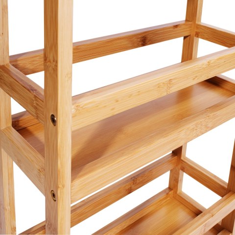 Regał na kółkach INAKI 3 poziomy natural Regał na kółkach INAKI 3 poziomy natural