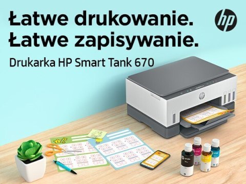 Urządzenie wielofunkcyjne HP Smart Tank 670 6UU48A Urządzenie wielofunkcyjne HP Smart Tank 670 6UU48A