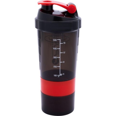 BIDON FITNESS SHAKER 500ML GREY RED PURE 2 IMPROVE BIDON FITNESS SHAKER 500ML GREY RED PURE 2 IMPROVE