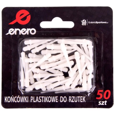 KOŃCÓWKA DART DO RZUTEK PLASTIKOWE - SPARE 50 SZT BIAŁE ENERO KOŃCÓWKA DART DO RZUTEK PLASTIKOWE - SPARE 50 SZT BIAŁE ENERO