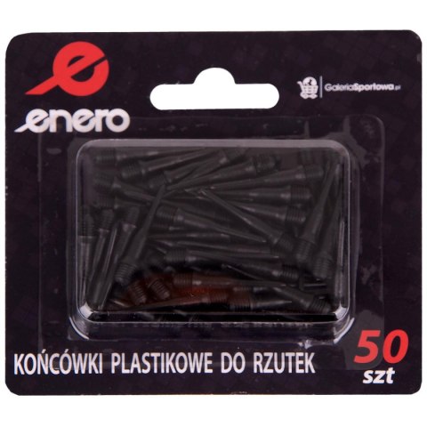 KOŃCÓWKA DART DO RZUTEK PLASTIKOWE - SPARE 50 SZT CZARNE ENERO KOŃCÓWKA DART DO RZUTEK PLASTIKOWE - SPARE 50 SZT CZARNE ENERO