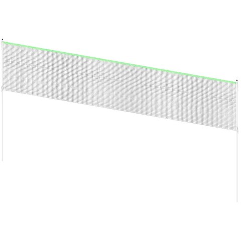 ZESTAW SŁUPKI SIATKA DO SIATKÓWKI BADMINTONA 609x220CM ZESTAW SŁUPKI SIATKA DO SIATKÓWKI BADMINTONA 609x220CM